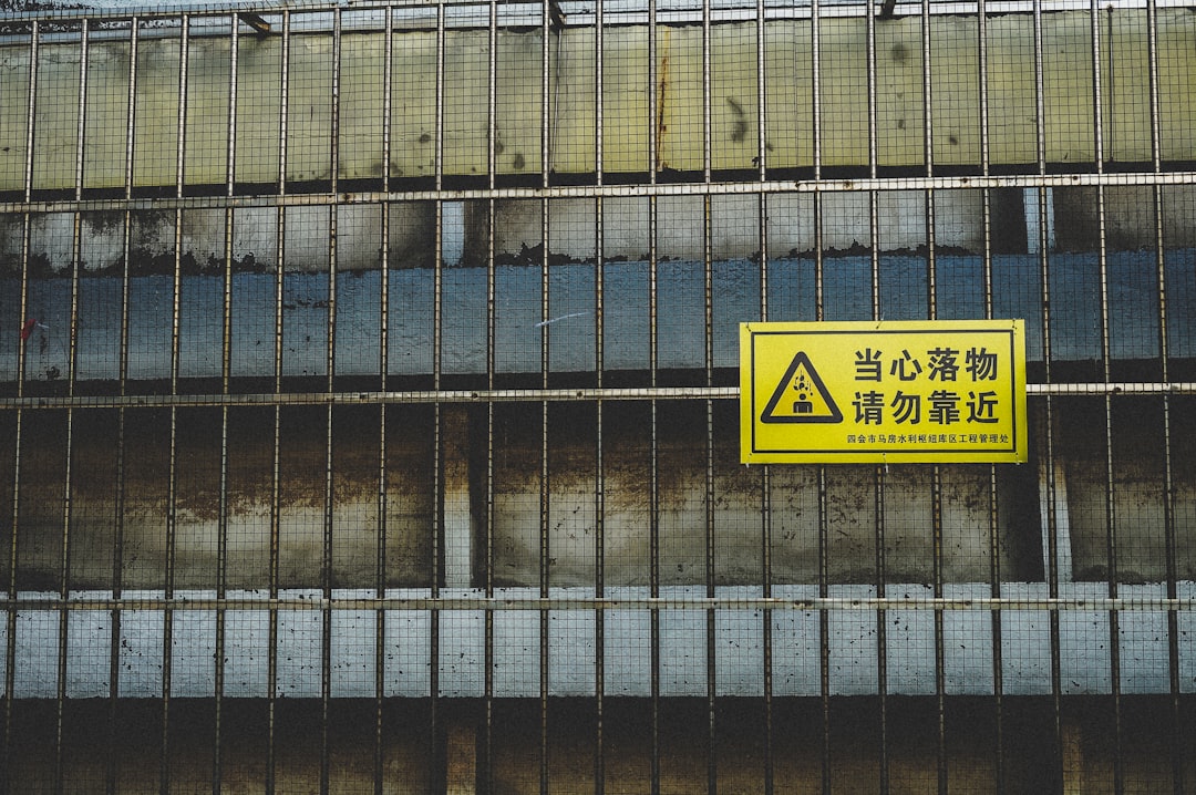 yellow and black caution sign